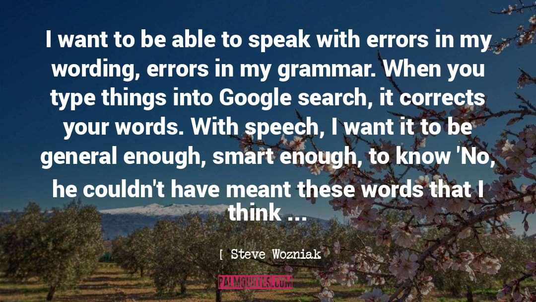 Errors quotes by Steve Wozniak