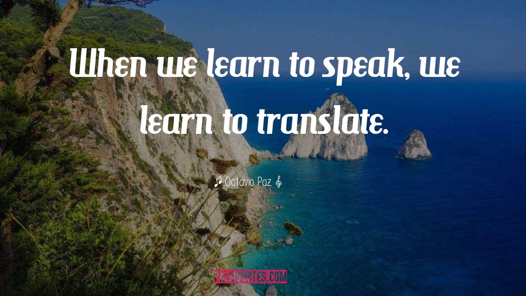 Erschrecken Translate quotes by Octavio Paz