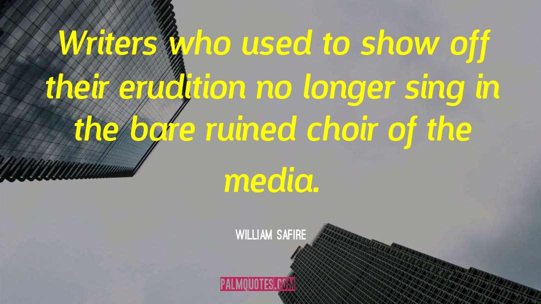 Erudition quotes by William Safire