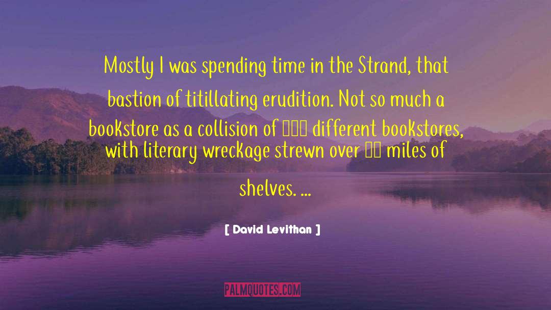 Erudition quotes by David Levithan