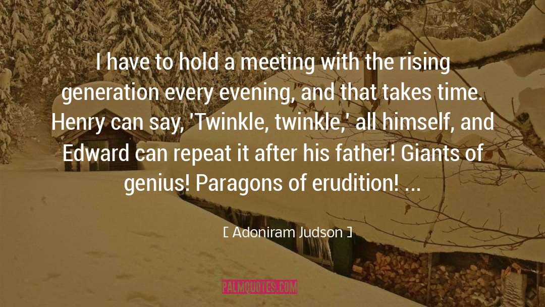 Erudition quotes by Adoniram Judson