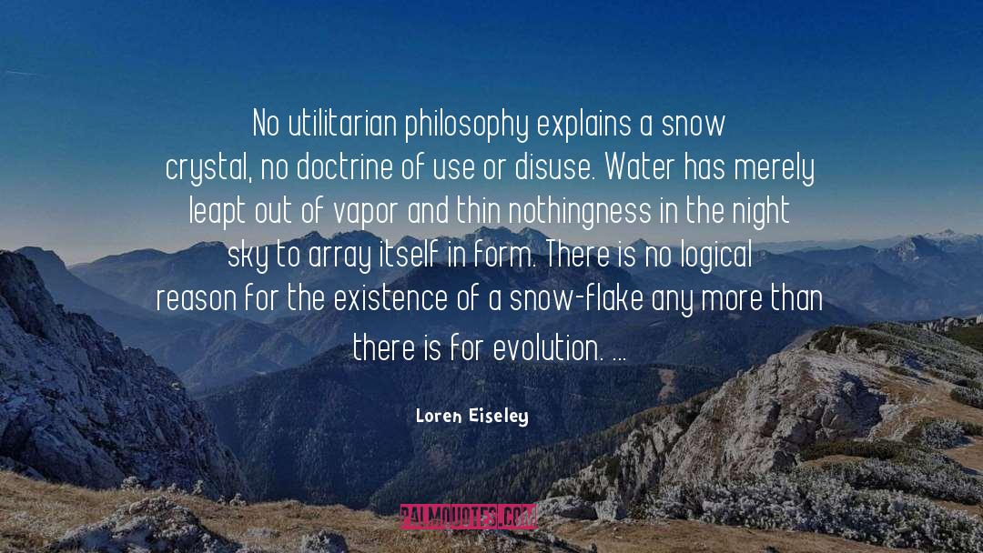 Erupted Vapor quotes by Loren Eiseley