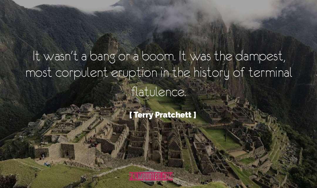 Eruption quotes by Terry Pratchett
