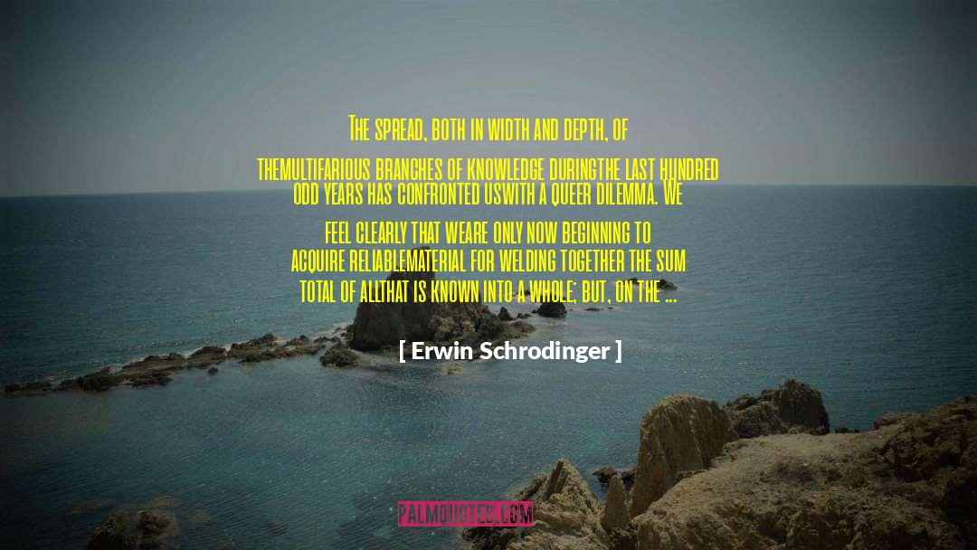 Erwin Schrodinger quotes by Erwin Schrodinger