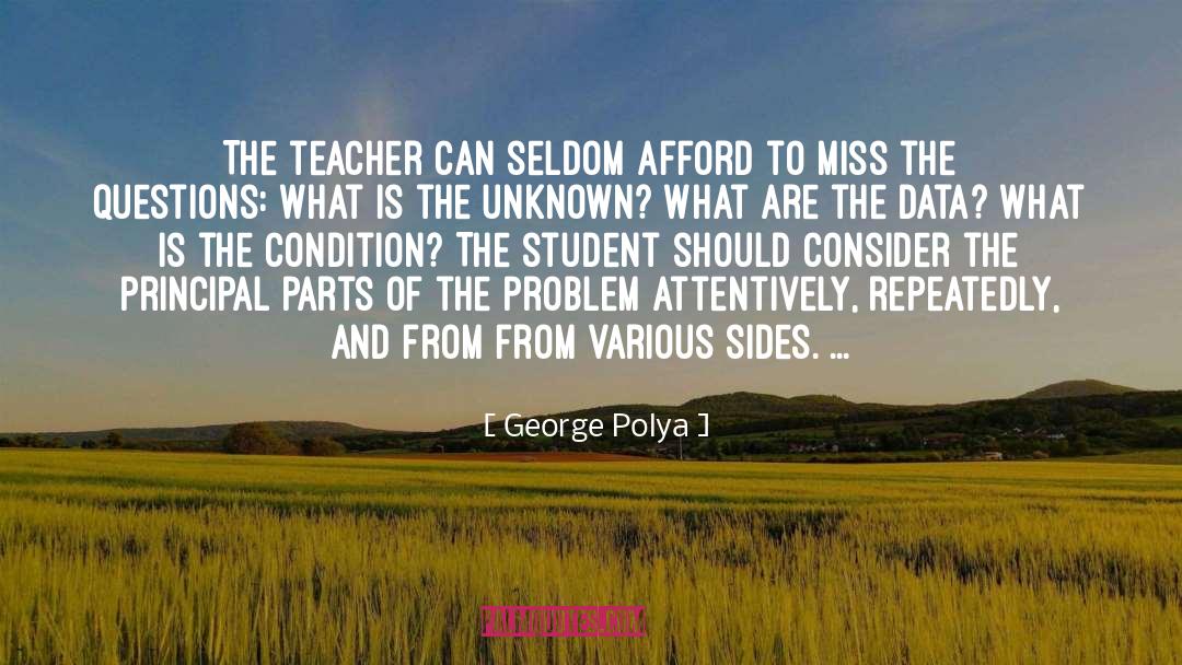 Esaw Teacher quotes by George Polya