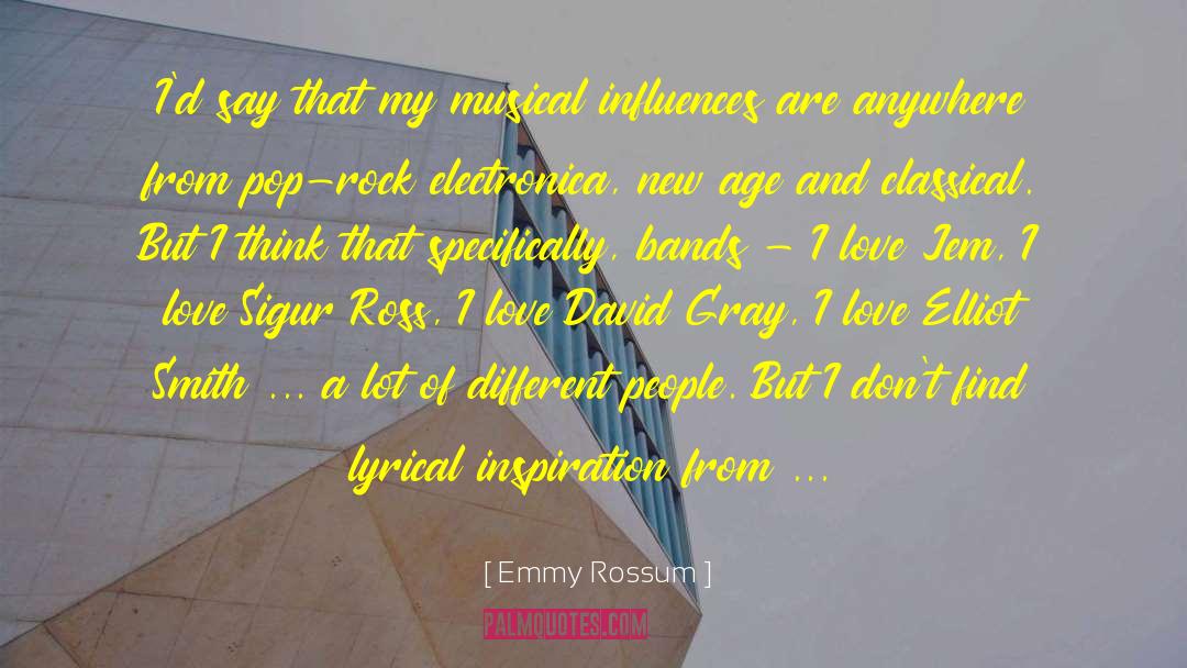 Escalofriante Electronica quotes by Emmy Rossum