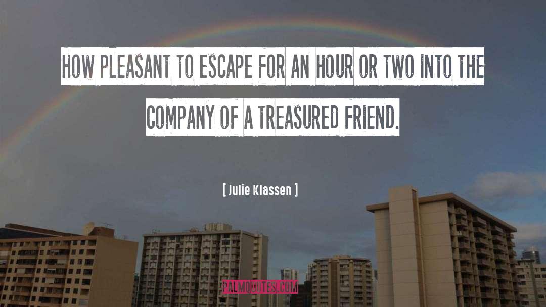 Escape quotes by Julie Klassen