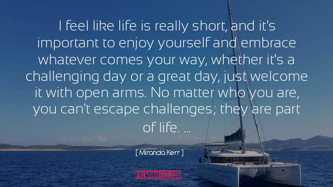 Escape quotes by Miranda Kerr