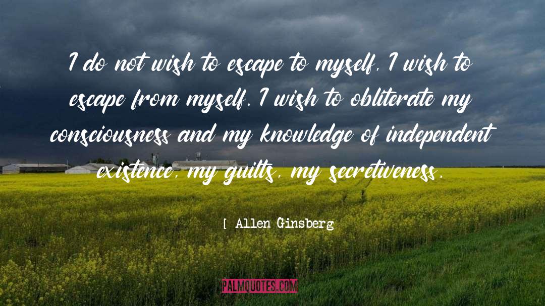 Escape quotes by Allen Ginsberg
