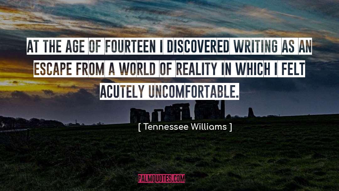 Escape quotes by Tennessee Williams