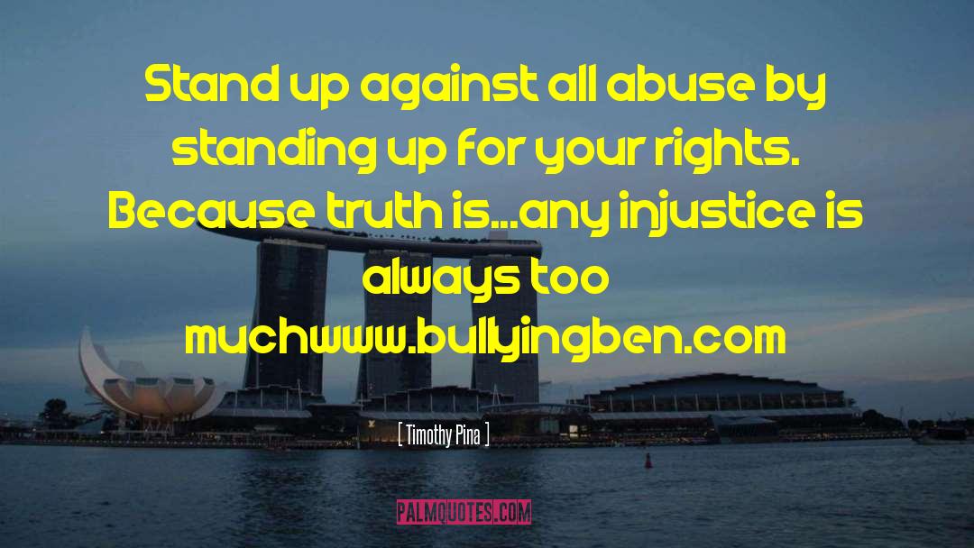 Escaping Abuse quotes by Timothy Pina