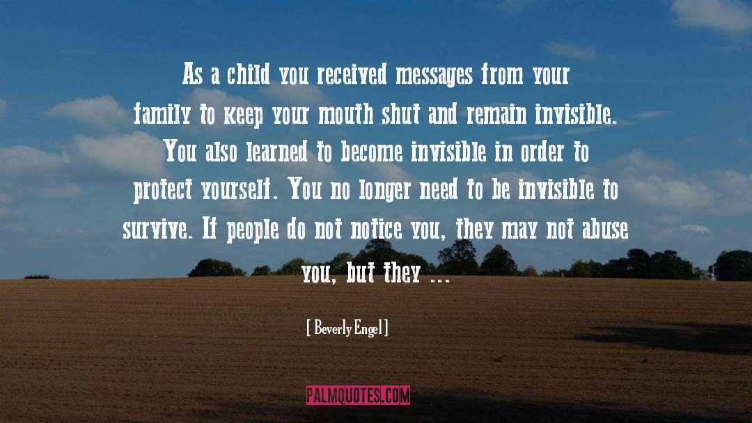 Escaping Abuse quotes by Beverly Engel