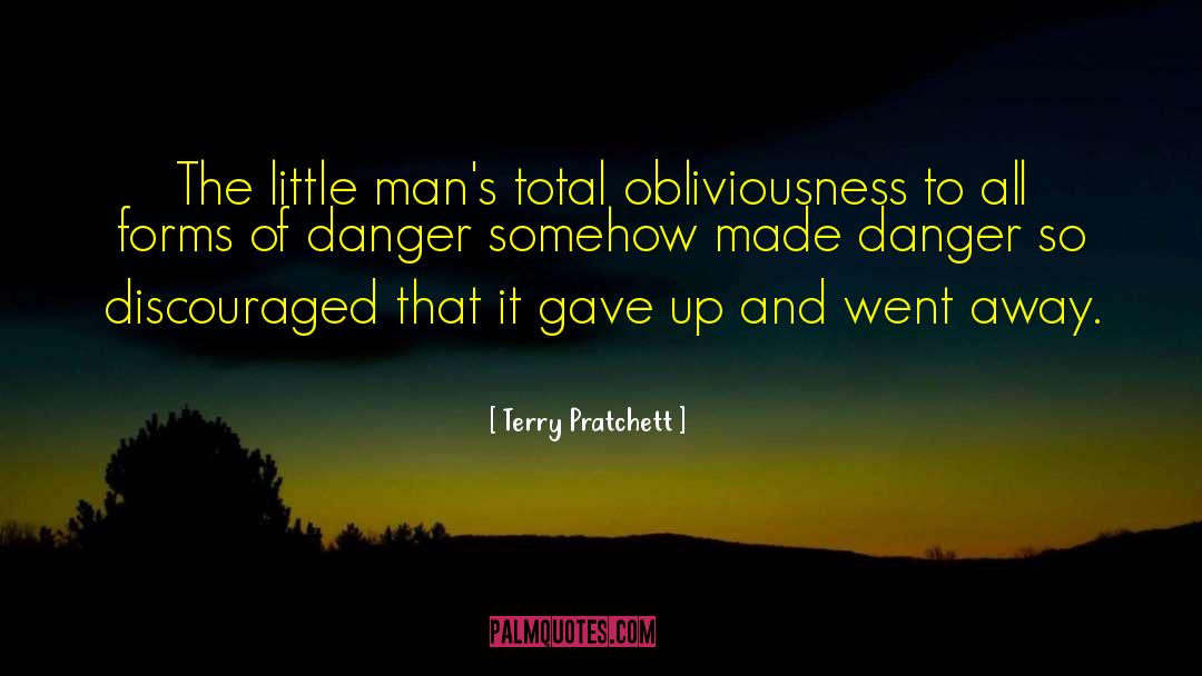 Escaping Danger quotes by Terry Pratchett