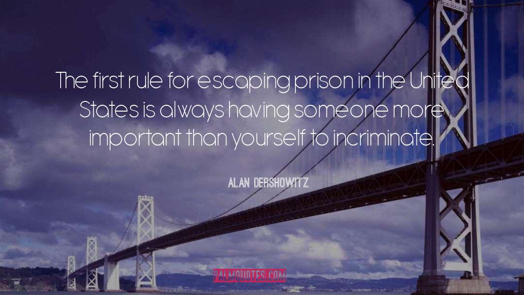 Escaping quotes by Alan Dershowitz