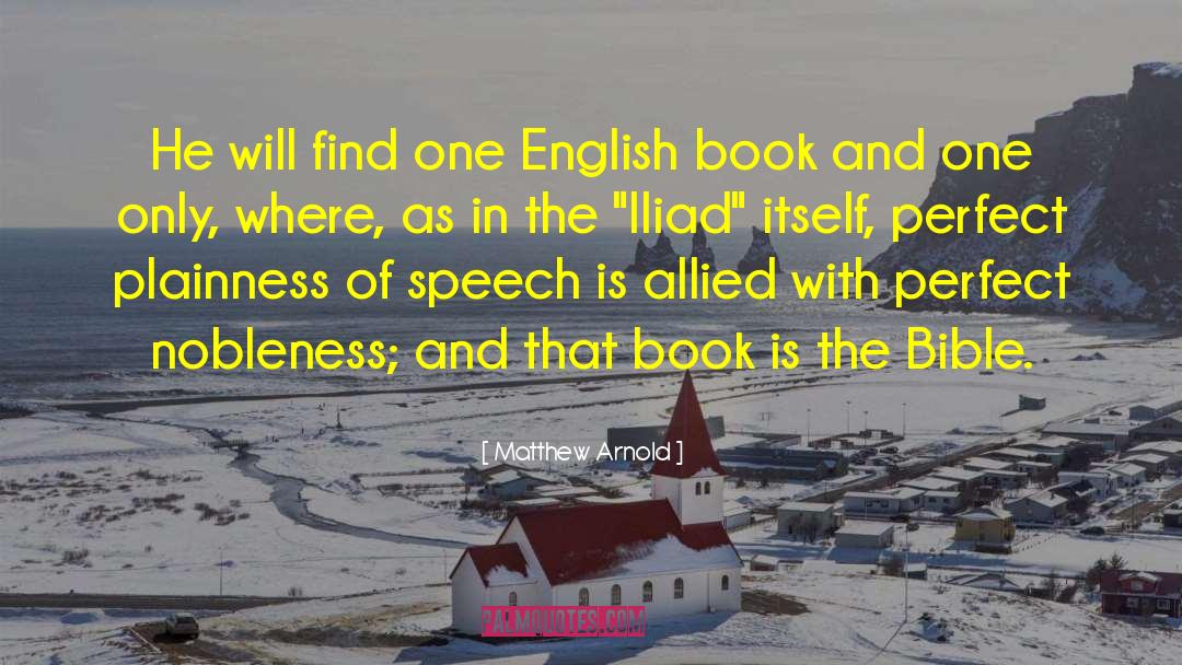 Escenario In English quotes by Matthew Arnold