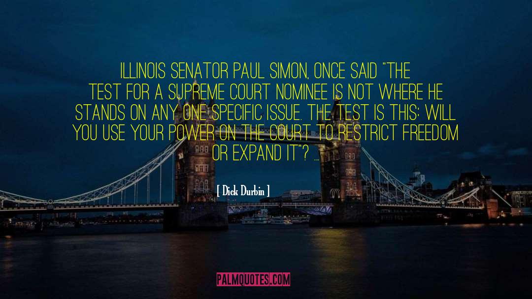 Escobedo Vs Illinois quotes by Dick Durbin