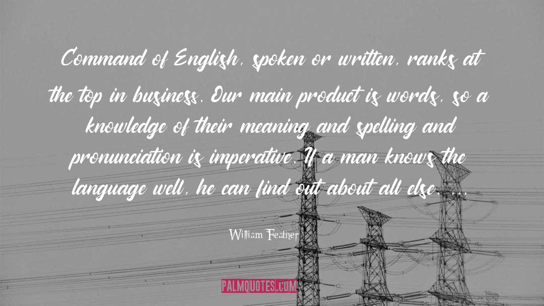 Escote In English quotes by William Feather