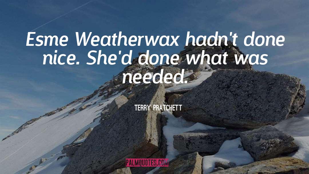 Esme Weatherwax quotes by Terry Pratchett