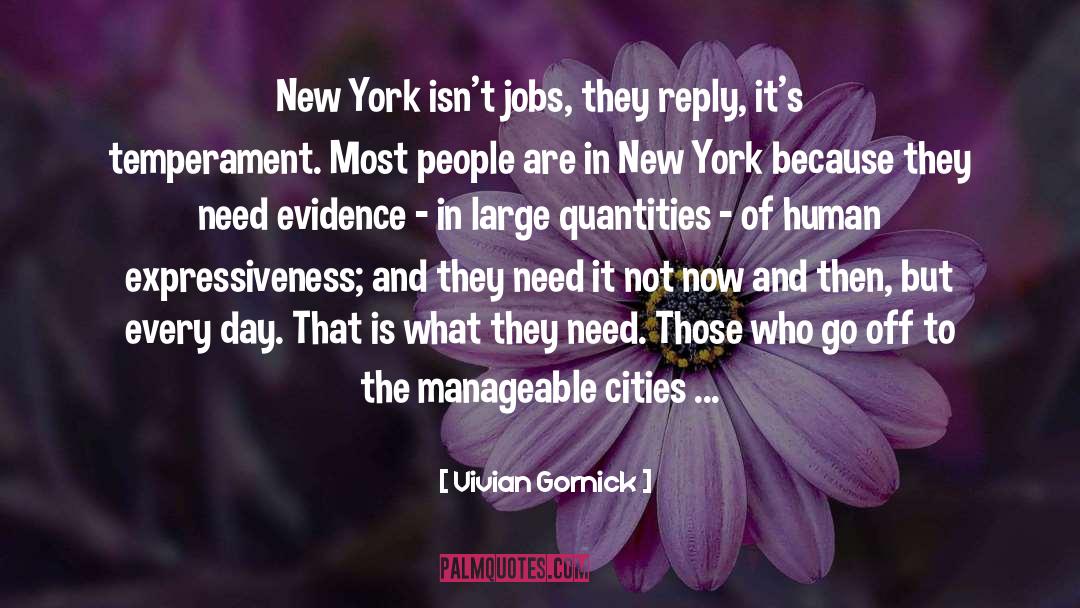 Esms Nyc quotes by Vivian Gornick