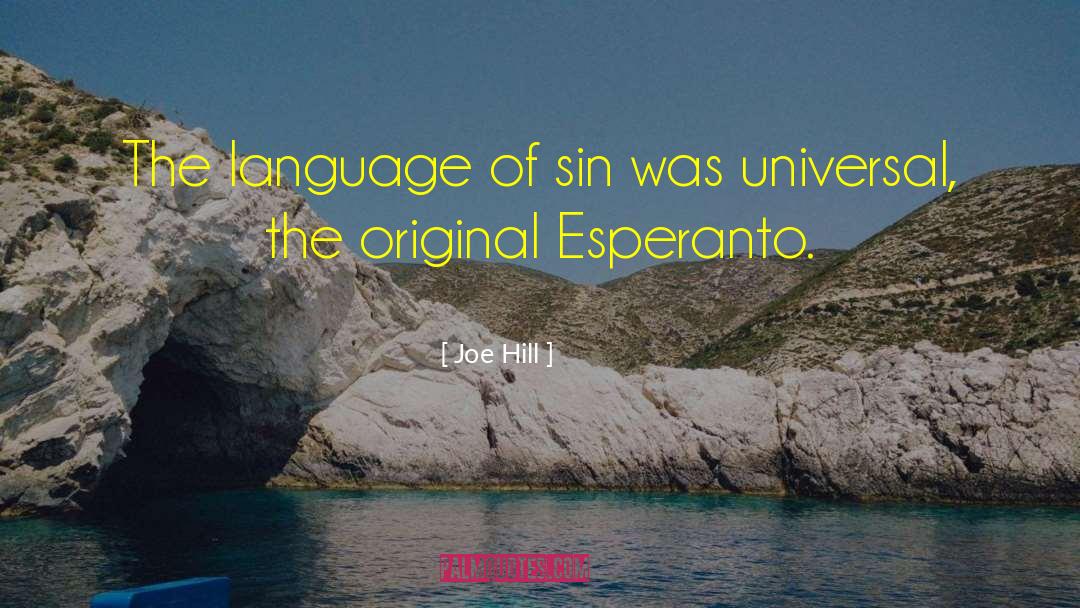 Esperanto quotes by Joe Hill