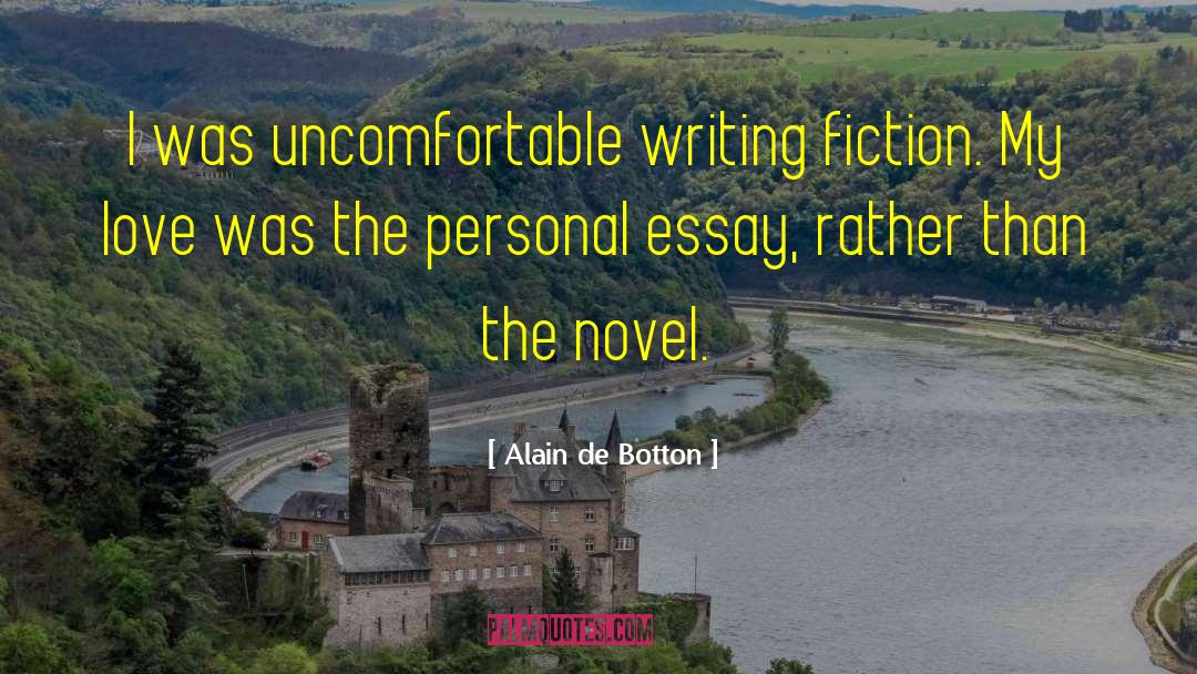Essay quotes by Alain De Botton