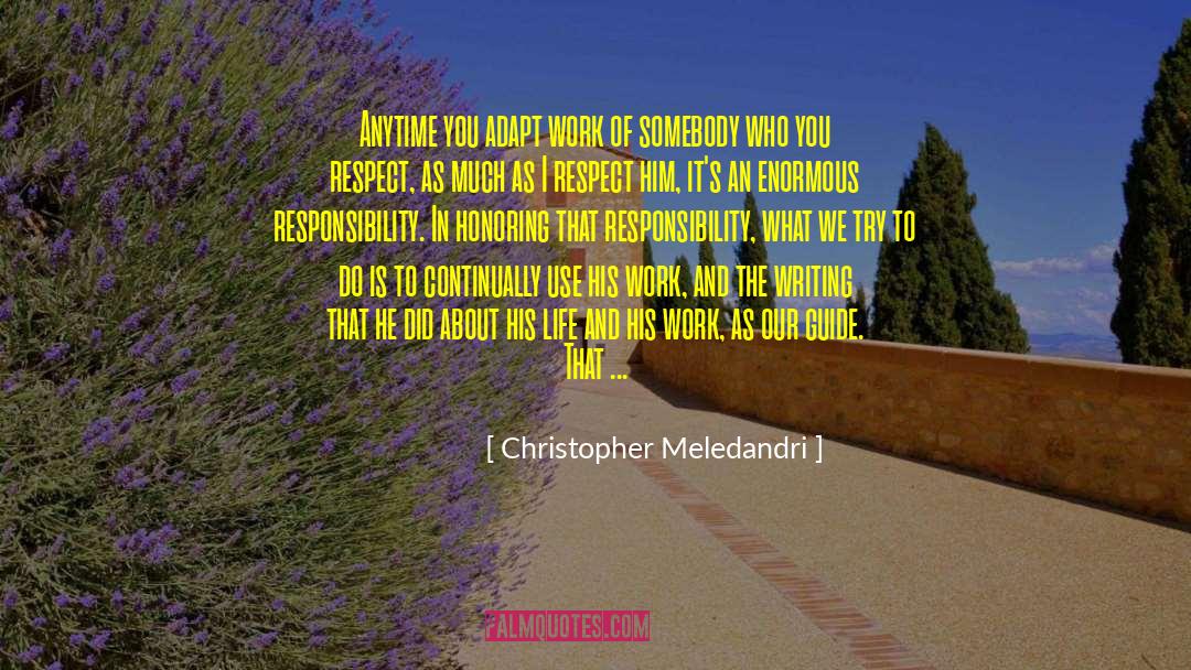 Essay Writing Guide Style Rules quotes by Christopher Meledandri