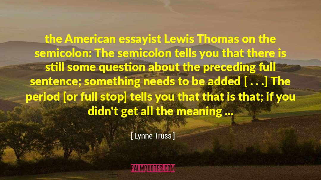 Essayist quotes by Lynne Truss