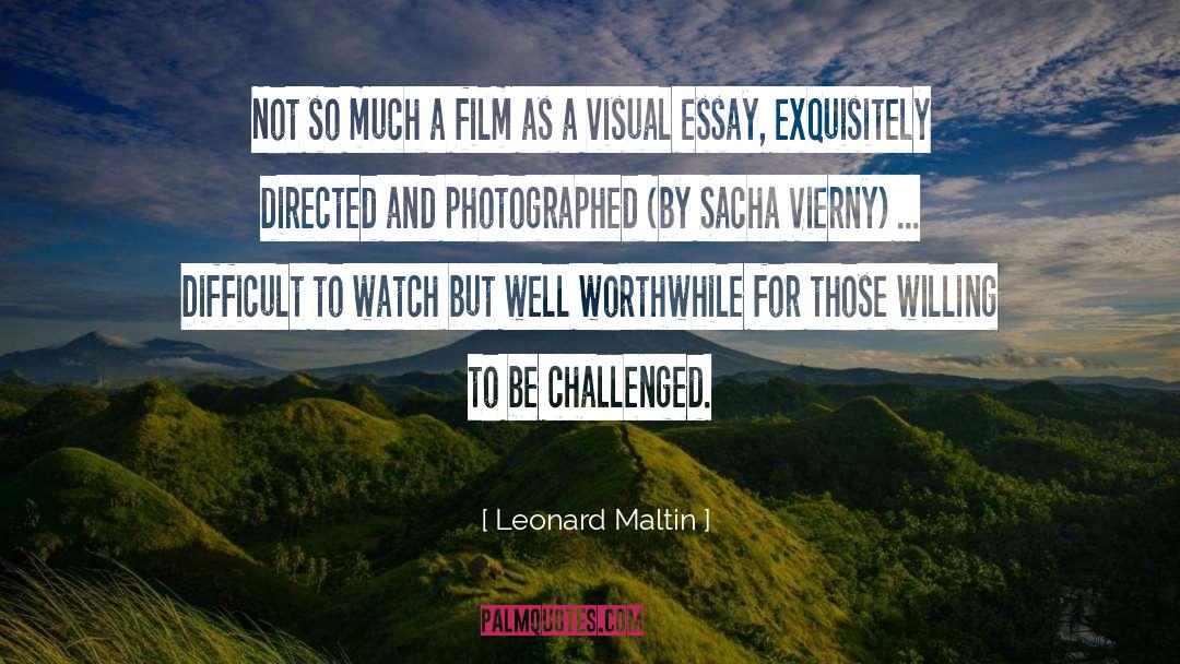 Essays quotes by Leonard Maltin