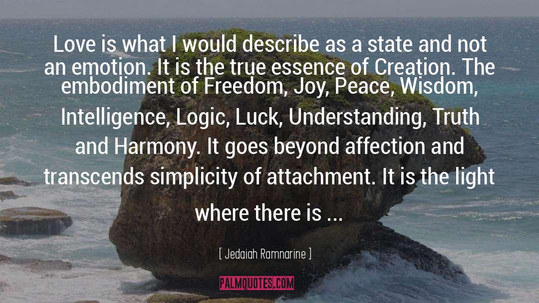 Essence Of Creation quotes by Jedaiah Ramnarine