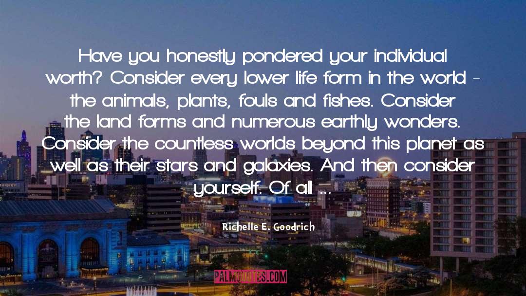 Essence Of Self Worth quotes by Richelle E. Goodrich