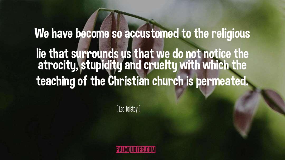 Essence Of The Church quotes by Leo Tolstoy