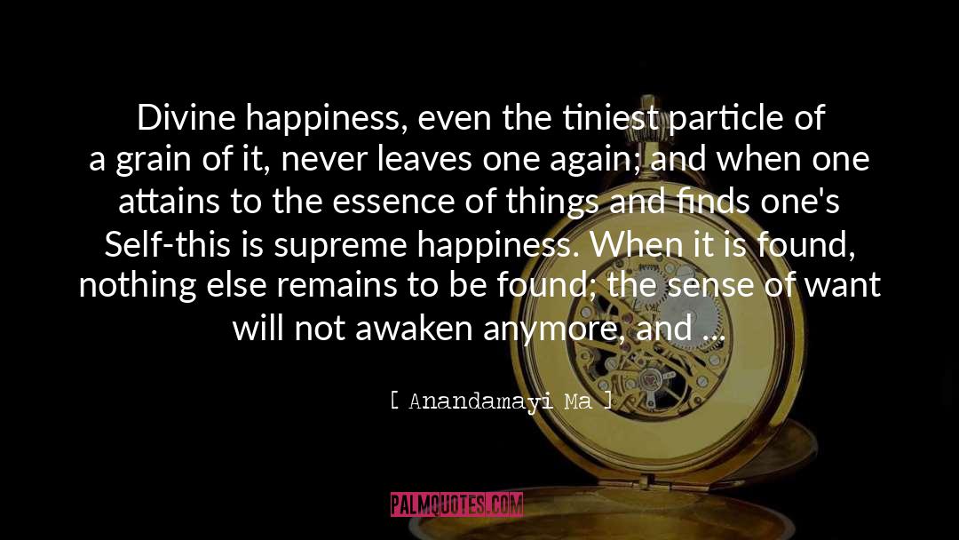 Essence Of Things quotes by Anandamayi Ma