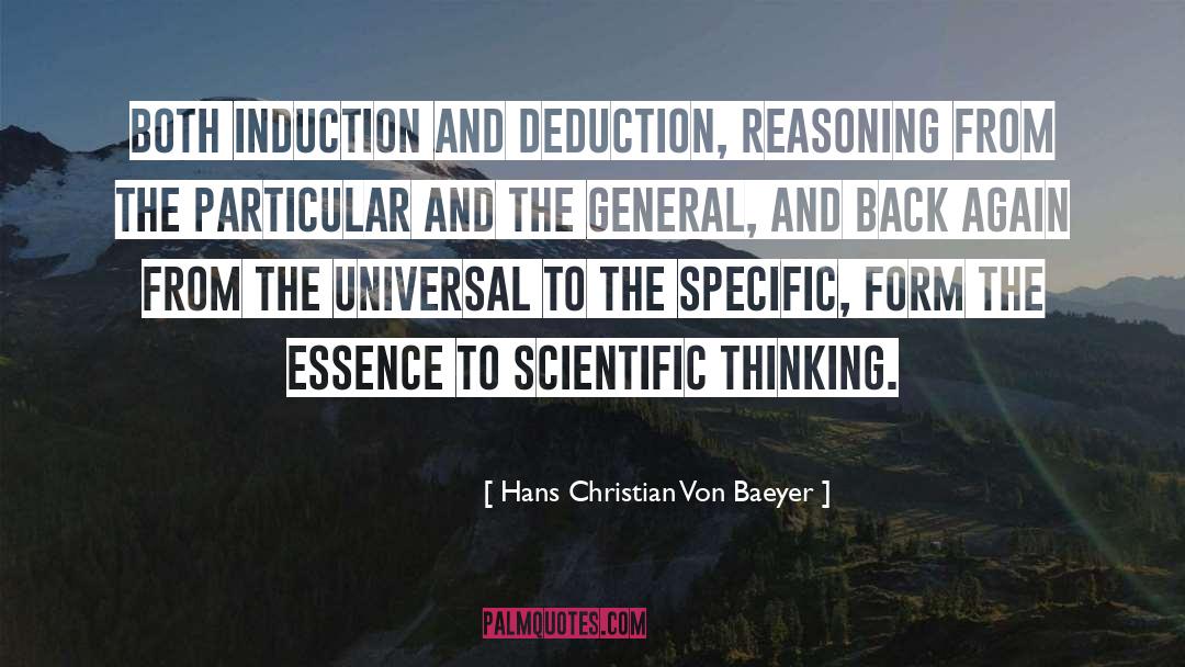 Essence quotes by Hans Christian Von Baeyer