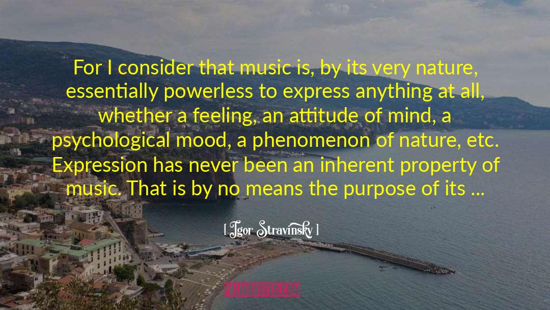 Essential Self quotes by Igor Stravinsky