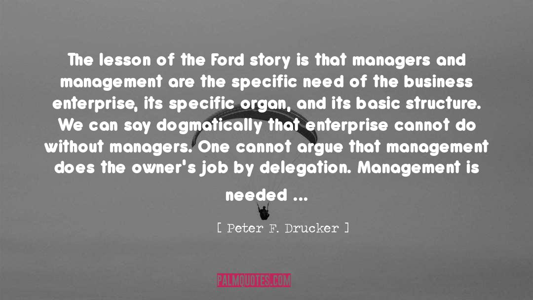 Essentially quotes by Peter F. Drucker