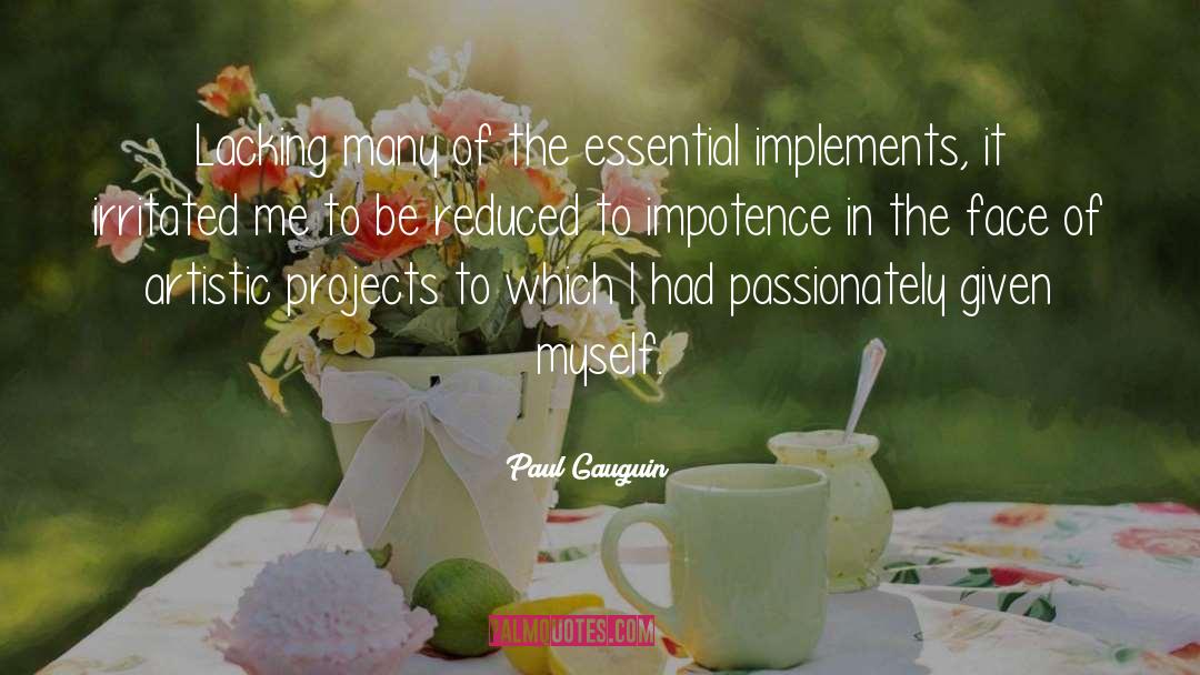 Essentials quotes by Paul Gauguin