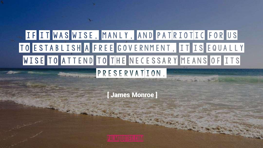 Establish quotes by James Monroe