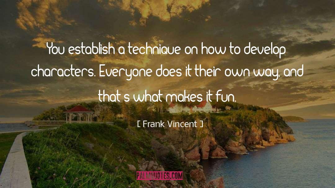 Establish quotes by Frank Vincent