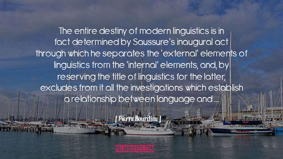 Establish quotes by Pierre Bourdieu