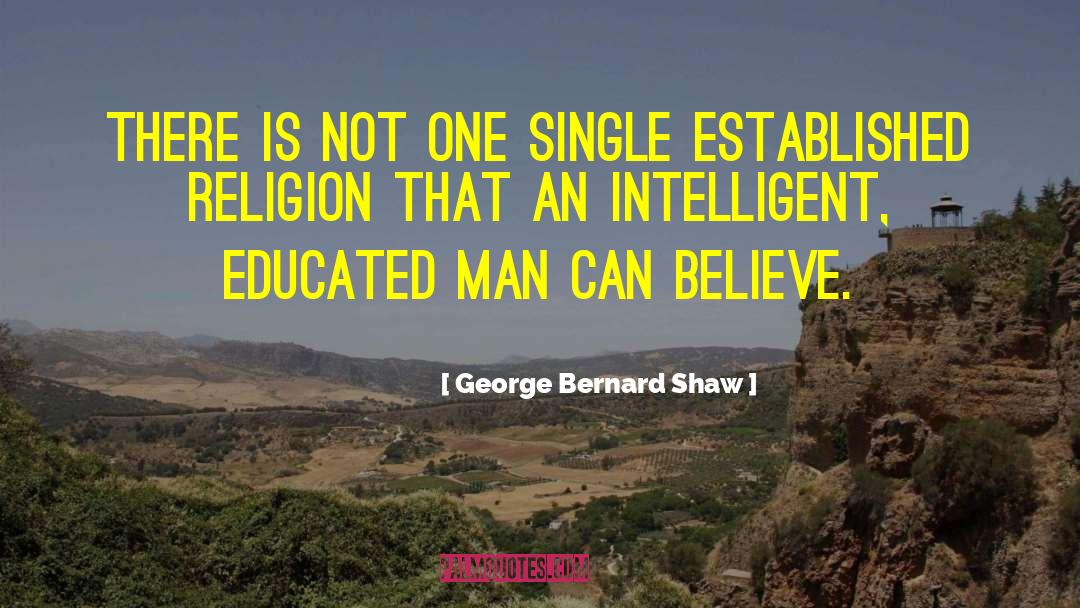 Established Religion quotes by George Bernard Shaw