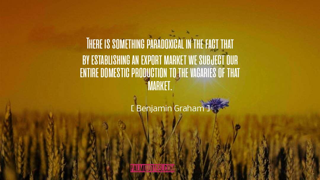 Establishing quotes by Benjamin Graham