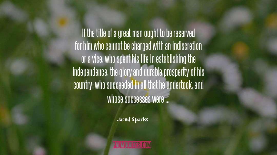 Establishing quotes by Jared Sparks