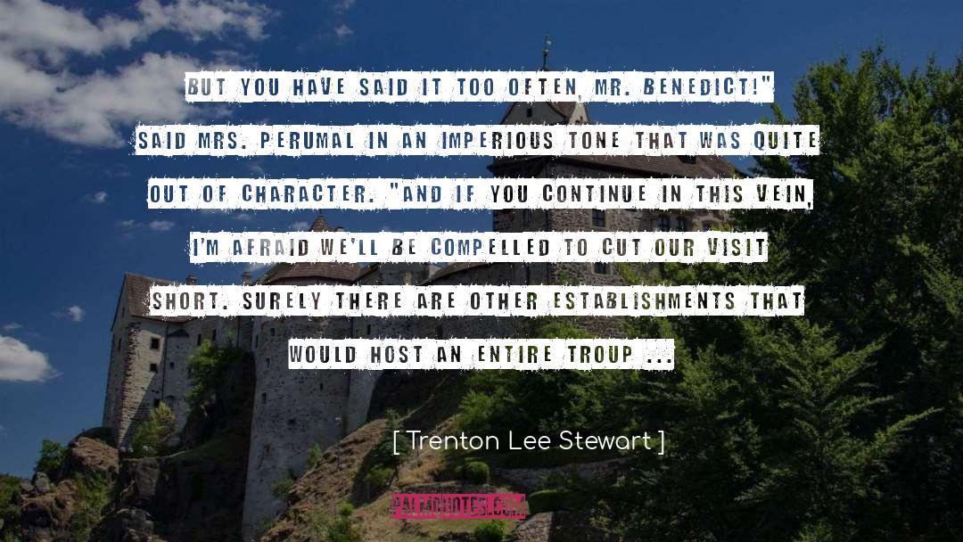 Establishment Anniversary quotes by Trenton Lee Stewart