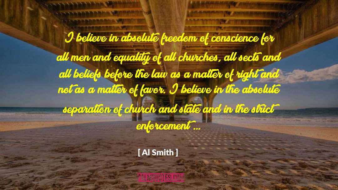 Establishment Of Religion quotes by Al Smith