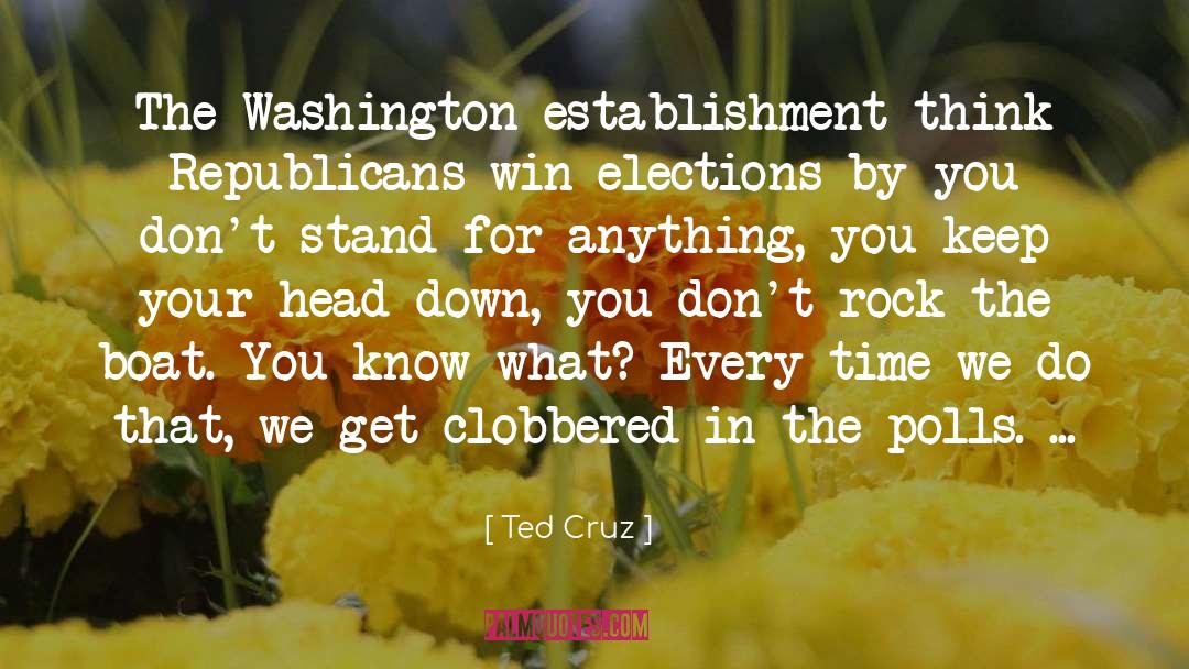 Establishment quotes by Ted Cruz