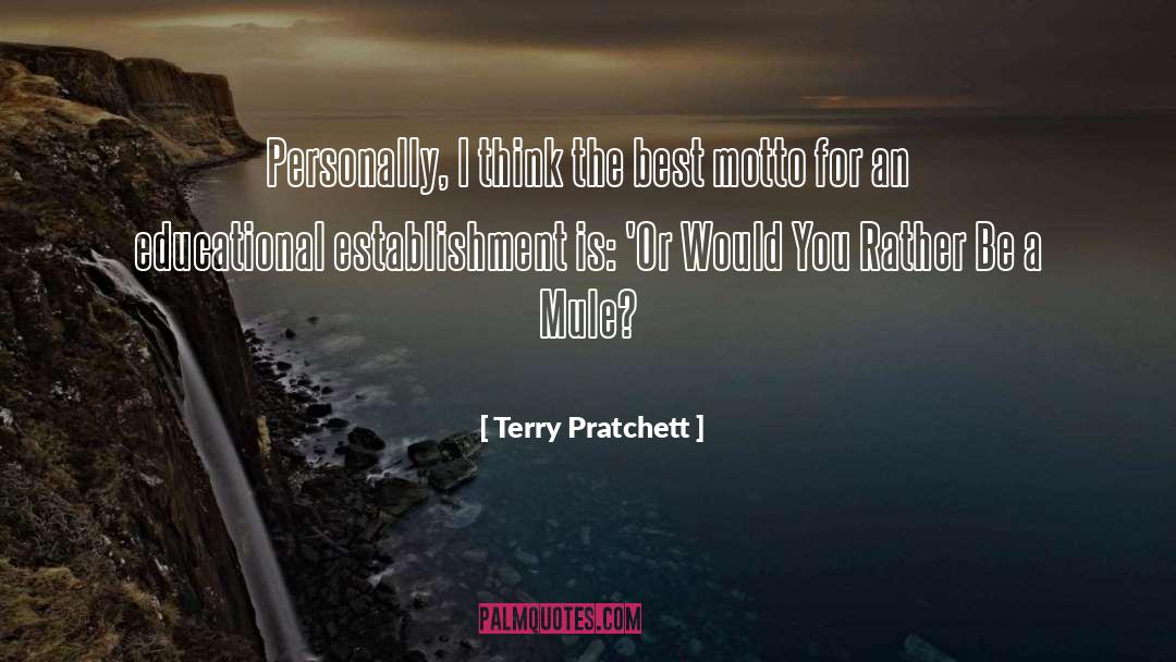 Establishment quotes by Terry Pratchett