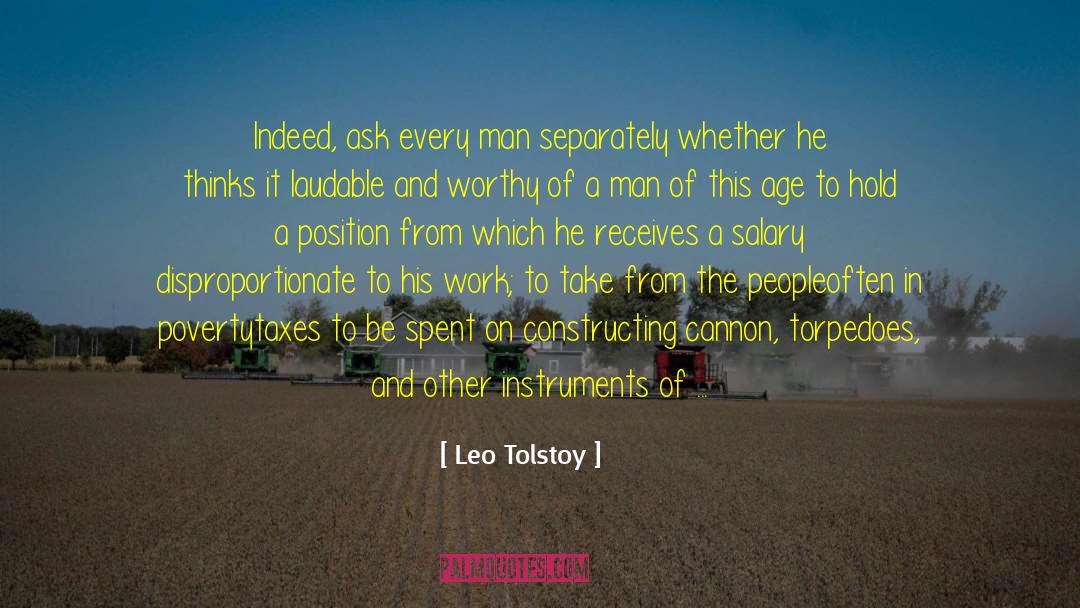 Estate Taxes quotes by Leo Tolstoy