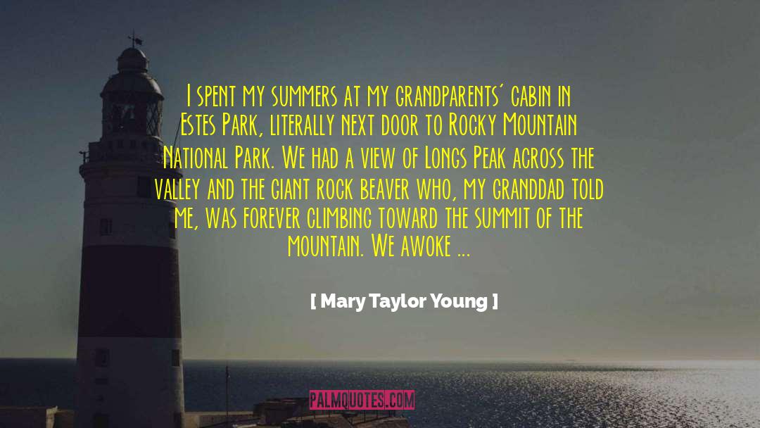 Estes Park quotes by Mary Taylor Young