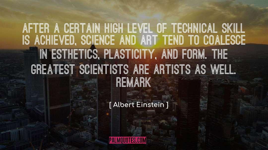 Esthetics quotes by Albert Einstein