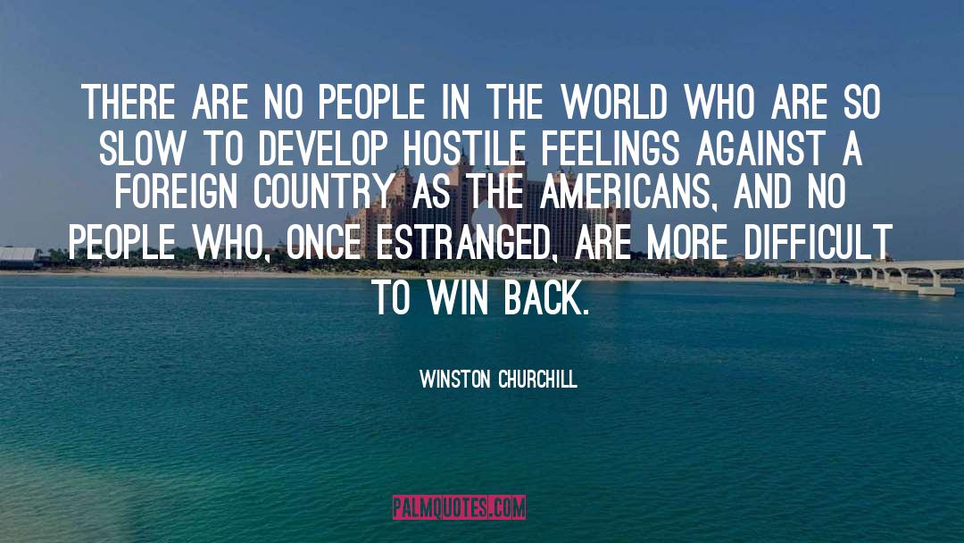 Estranged quotes by Winston Churchill